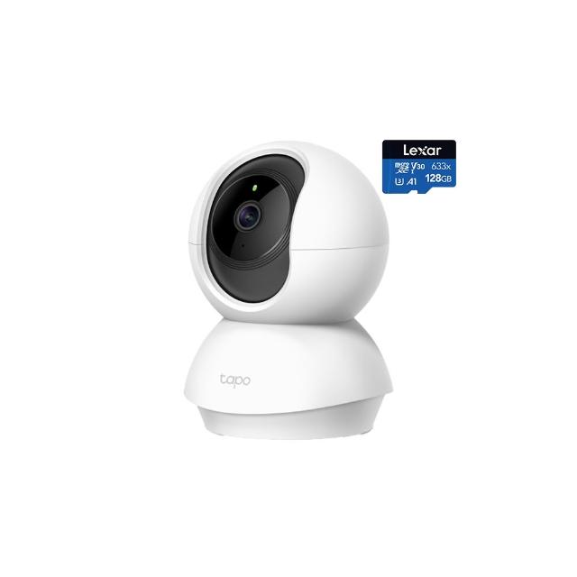 (128G記憶卡組)【TP-Link】Tapo C200 1080P 200萬畫素WiFi無線旋轉網路攝影機/監視器 IP CAM