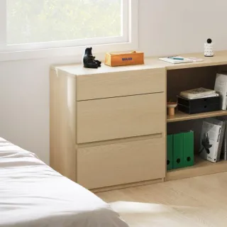 【iloom 怡倫家居】NEWT 600型三層抽屜櫃(抽屜 收納 置物櫃 抽屜櫃 櫃子 收納櫃)