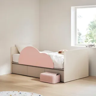 【iloom 怡倫家居】TIEDE 雲朵木質擋板 1400型(床邊擋板 雲朵床板 床板)