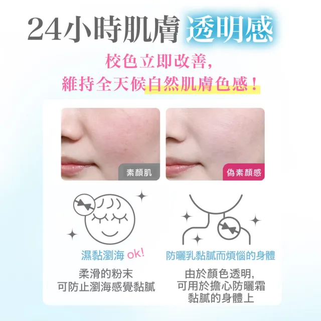 【CLUB】素顏美肌防曬蜜粉餅26g(SPF50+ PA++++)