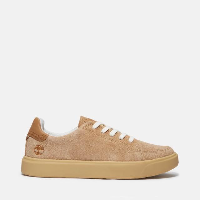 【Timberland】女款米色Emerson Street低筒休閒鞋(A41JXEW1)