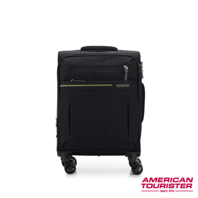 【AMERICAN TOURISTER 美國旅行者】20吋 SKY BLAZE 前開式/上掀式可擴充輕量布面軟殼行李箱/布箱(多色可選)
