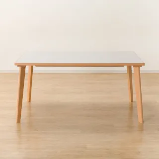 【NITORI 宜得利家居】◎陶板實木餐桌 N COLLECTION T-12 150A NA/WH(陶板 實木 餐桌 實木餐桌)
