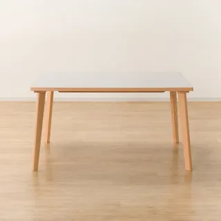 【NITORI 宜得利家居】◎陶板實木餐桌 N COLLECTION T-12 135A NA/WH(陶板 實木 餐桌 實木餐桌)