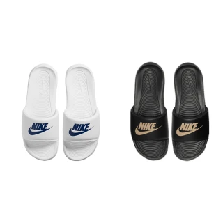 【NIKE 耐吉】拖鞋 防水 運動 休閒 情侶鞋 海綿 陰陽鞋 男鞋 女鞋 黑白 奶茶色 多款(DD0234-100&)