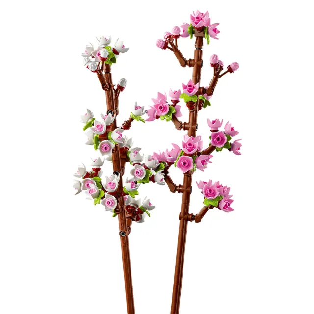 【LEGO 樂高】Botanicals 40647蓮花 & 40725櫻花_2入組(居家擺飾 禮物 花藝 手工藝 情人節禮物)