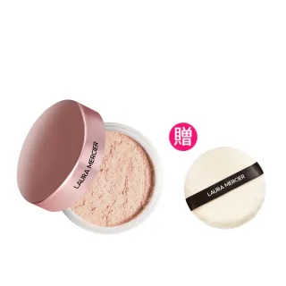 【LAURA MERCIER 蘿拉蜜思】煥顏透明柔霧蜜粉Rose20g超殺組(校正蠟黃 粉紅冠軍蜜粉 潤色定妝 TONE-UP)