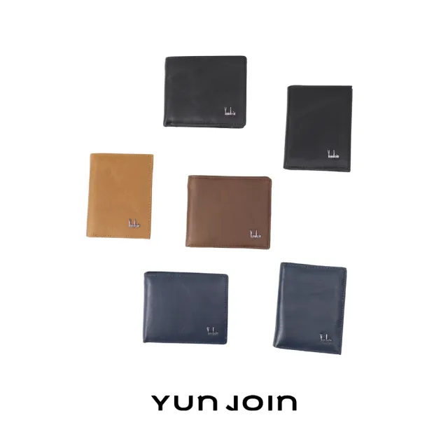 【YUN JOIN】雙11 Eterna 直立式真皮短夾(男用/女用 多卡位收納皮夾)