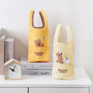 【Norns】DINOTAENG雙耳飲料袋(呆萌町 QUOKKA BOBO 飲料提袋)