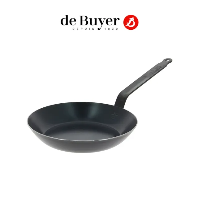 【de Buyer 畢耶】『輕礦藍鐵系列』傳統單柄平底鍋26cm/鐵鍋