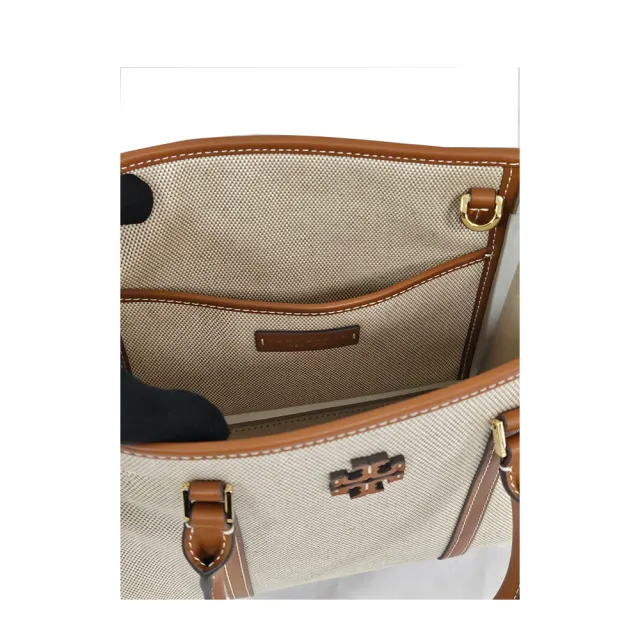 【TORY BURCH】TORY BURCH BLAKE  專櫃中款 帆布 托特包 側背包(贈原廠防塵袋紙袋)