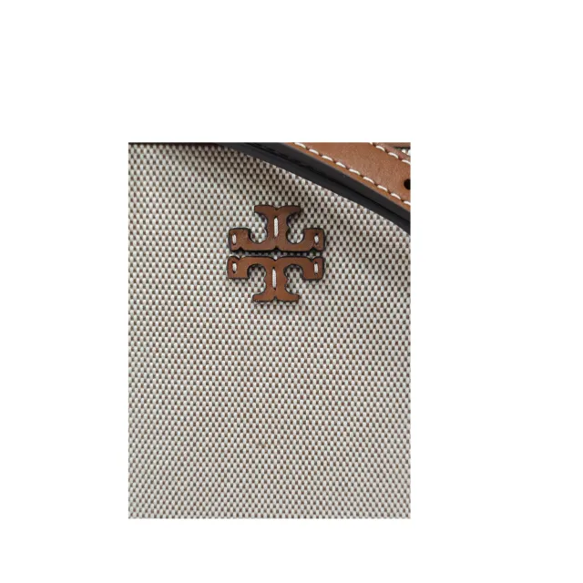 【TORY BURCH】TORY BURCH BLAKE  專櫃中款 帆布 托特包 側背包(贈原廠防塵袋紙袋)