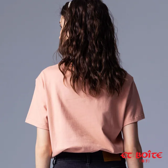 【BLUE WAY】女裝 DORA娃娃頭貼布繡落肩 短袖 上衣- ETBOITE箱子
