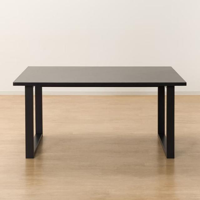 【NITORI 宜得利家居】◎陶板實木餐桌 N COLLECTION T-11U 150 BK/GY(陶板餐桌 陶板 實木餐桌)