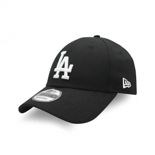 【NEW ERA】棒球帽 940 Logo Los Angeles Dodgers 洛杉磯道奇 黑 老帽 帽子 LA(NE12141608)