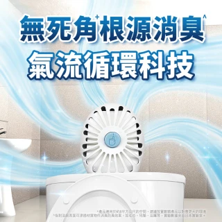 【日本風倍清】浴廁用抗菌消臭防臭劑/芳香劑6入組 清潔 小幫手(清爽皂香/薄荷綠香/山谷微香-2入裝任選)