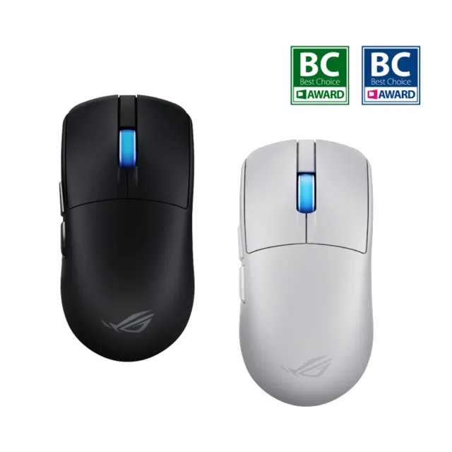【ASUS 華碩】ROG Harpe II Ace Gaming Mouse 無線電競滑鼠(白)