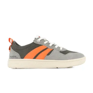 【Palladium】PALLACUP FLAME TX透氣網布/麂皮復古運動鞋/休閒鞋-男鞋/女鞋-軍綠/橘(74486-345-M)