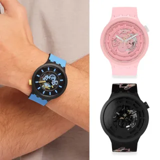 【SWATCH】精選 BIG BOLD系列手錶 大錶面手錶/男錶/女錶/瑞士製造/綜合賣場(47mm)