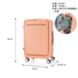 【AMERICAN TOURISTER 美國旅行者】25吋 FRONTEC 前開式/上掀式可擴充輕量PC避震煞車輪行李箱(多色可選)
