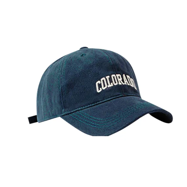 【匠心選品】美式經典刺繡字母棒球帽(休閒棒球帽 中性鴨舌帽 復古老帽 防曬遮陽帽 可調節帽)