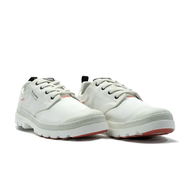【Palladium】PAMPA LO RCYL L+ WP+再生科技輕量橘標低筒防水靴-中性-白(79145-116)