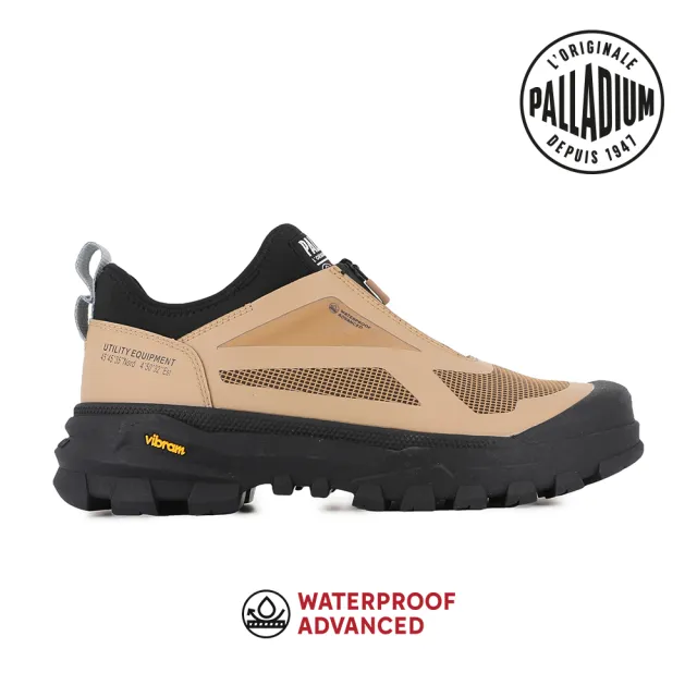 【Palladium】PALLARIDER AMPHI WPA黃金大底赤標防水鞋/防水靴/休閒鞋-男鞋/女鞋-卡其/黑(79374-209-M)