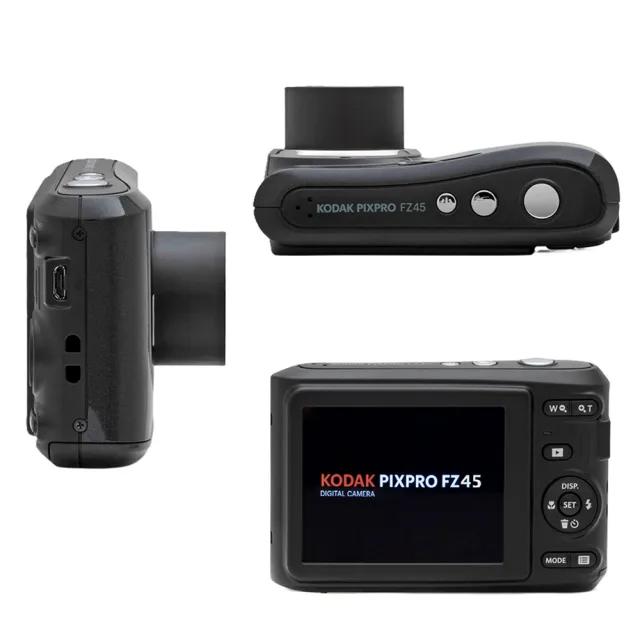 【Kodak 柯達】PIXPRO FZ45 FRIENDLY ZOOM 數位相機 4倍光學變焦 27mm廣角鏡頭(公司貨-再送32G記憶卡)