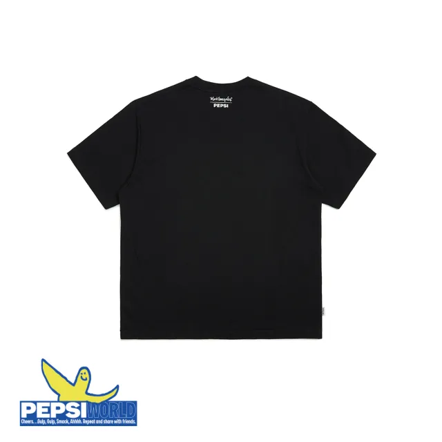 【Mark Gonzales】男女同款 MG X Pepsi World T恤-黑色(百事可樂聯名)