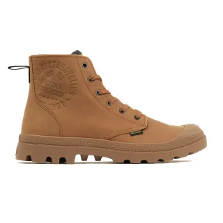 【Palladium】PAMPA CONTINENTAL LTH皇家恩菲爾德聯名經典皮革軍靴/休閒鞋-男鞋/女鞋-深棕(74373-203-M)