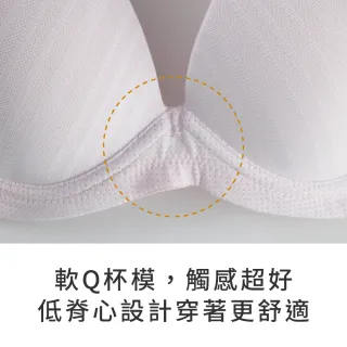 【玉如阿姨】2件組 - 日常涼感超值組 機能無痕百搭內衣★0272(無痕內衣 包副乳 舒適 女內衣 女內著 台灣製)