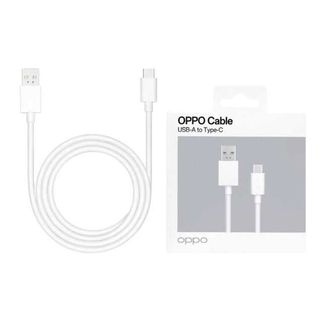 【OPPO】原廠DL153 12A USB-A to Type-C 超閃充充電線 SuperVOOC 100W(盒裝)