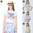 【MARDI MERCREDI】印花短TEE 多色 經典小雛菊  臘腸狗 CROPPED / TSHIRT FLOWERMARDI/TSHIRT DDANJI