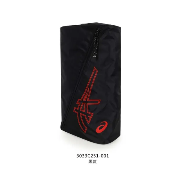 【asics 亞瑟士】鞋袋-台灣製 手提袋 鞋履收納(3033C251-001)