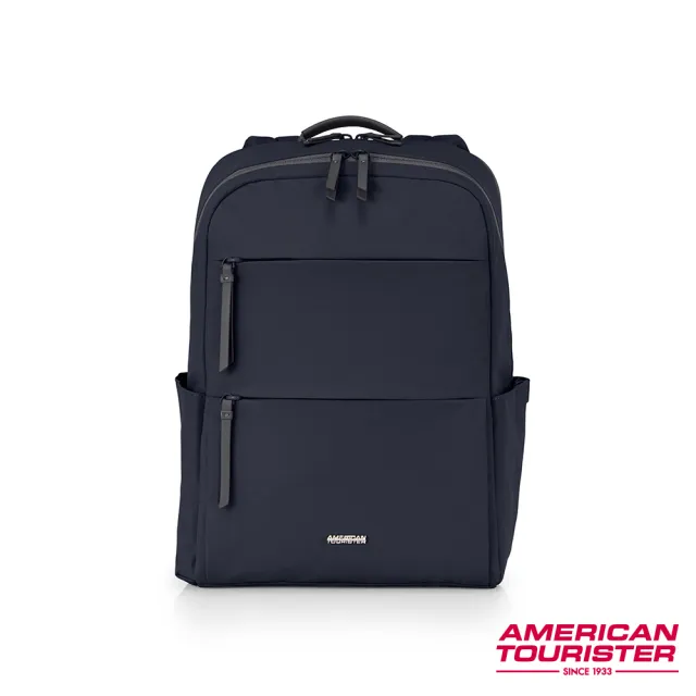 【AMERICAN TOURISTER 美國旅行者】BRIDGET 商務輕量大容量筆電後背包/女包/雙肩包/電腦包14吋(多色可選)