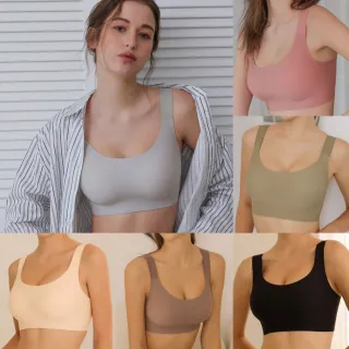 【beaulace 薄蕾絲】大罩杯專屬美胸無痕包覆無鋼圈內衣 絕對自信(C-G罩杯可穿)