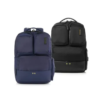 【AMERICAN TOURISTER 美國旅行者】ZORK 2.0 減壓輕量多口袋筆電後背包/雙肩包/電腦包14吋(多色可選)