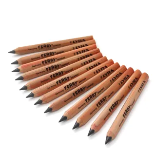 【德國LYRA】兒童三角原木鉛筆12cm(12入 大三角鉛筆 短12支 三角筆 粗鉛筆 粗三角鉛筆 學齡前鉛筆)