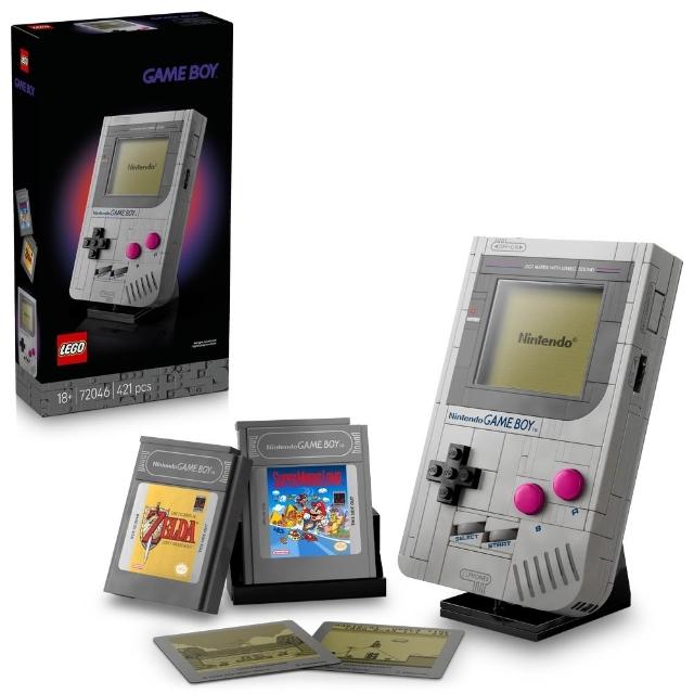 【LEGO 樂高】超級瑪利歐系列 72046 Game Boy(復古遊戲機 任天堂 玩具 積木)