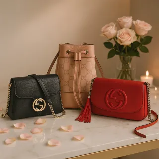 【GUCCI 古馳】607720/536224/550620 經典水桶包/肩背包/斜背郵差包(款式任選)