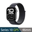 【Apple】Apple Watch S10 GPS 46mm(鋁金屬錶殼搭配運動型錶環)