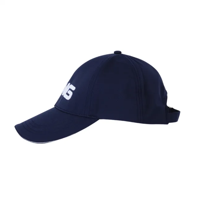 【PING】男款帽沿跳色高爾夫球帽-深藍(GOLF/高爾夫球帽/配件/PQ25110-58)