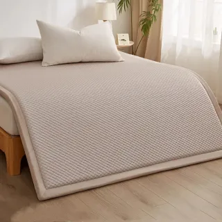 【超微米】床墊 夏季地墊  日式床墊 家用客廳軟墊 榻榻米墊 飄窗墊 防潮地墊(夏季涼感日式床墊90*200)