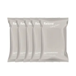 【Relove 官方直營】30秒私密肌弱酸清潔濕紙巾 任選5包(10+5抽/包 私密清潔 無涼/涼感玫瑰)