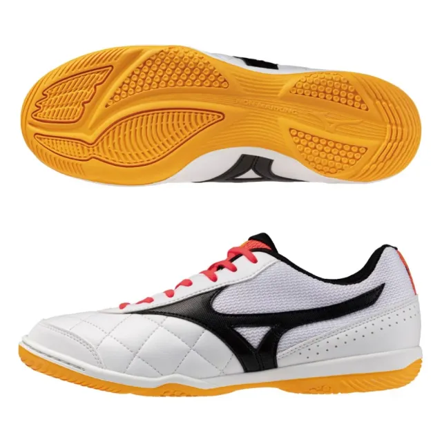 【MIZUNO 美津濃】MRL SALA CLUB IN 男女款 寬楦 室內足球鞋(Q1GA2516 11 20 22 黑黃 白黑 黑綠)
