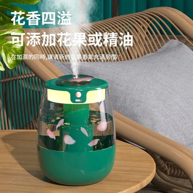【YUNMI】J10濕度數顯智能加濕器 雙噴頭納米霧化水氧機 香氛機 噴霧器 空氣清淨機 增濕器