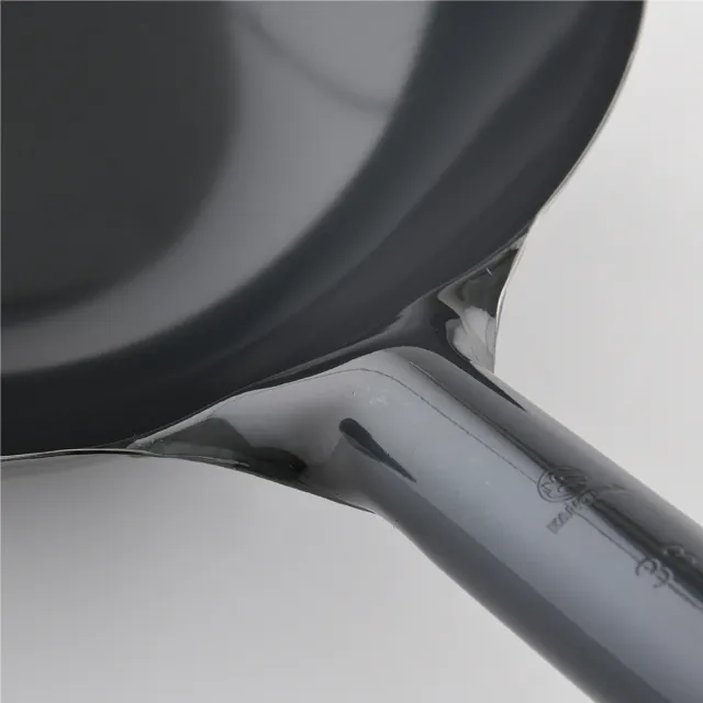【神田鐵鍋】鐵柄中華炒鍋 33cmx1.2mm 中華鍋 中華炒鍋 鐵鍋 片手鍋 單柄鍋 日本製(平輸品)