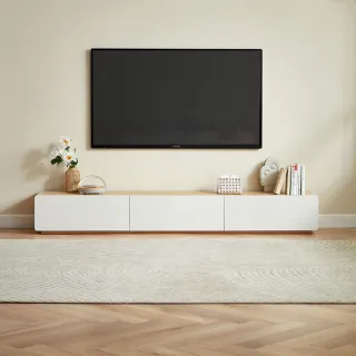 【hoi! 好好生活】Linsy空島三抽儲物電視櫃1.8M 原木色