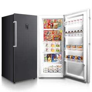 【TAIGA 大河】58H快配★500L智慧變頻冷藏/冷凍兩用 風冷無霜右開5層直立式冷凍櫃(FUA-500F2 黑)