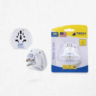 【Travel Blue 藍旅】旅行美國轉接插頭_TB912